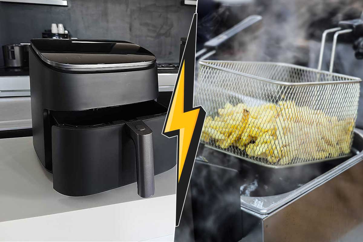 Air fryer ou friteuse classique