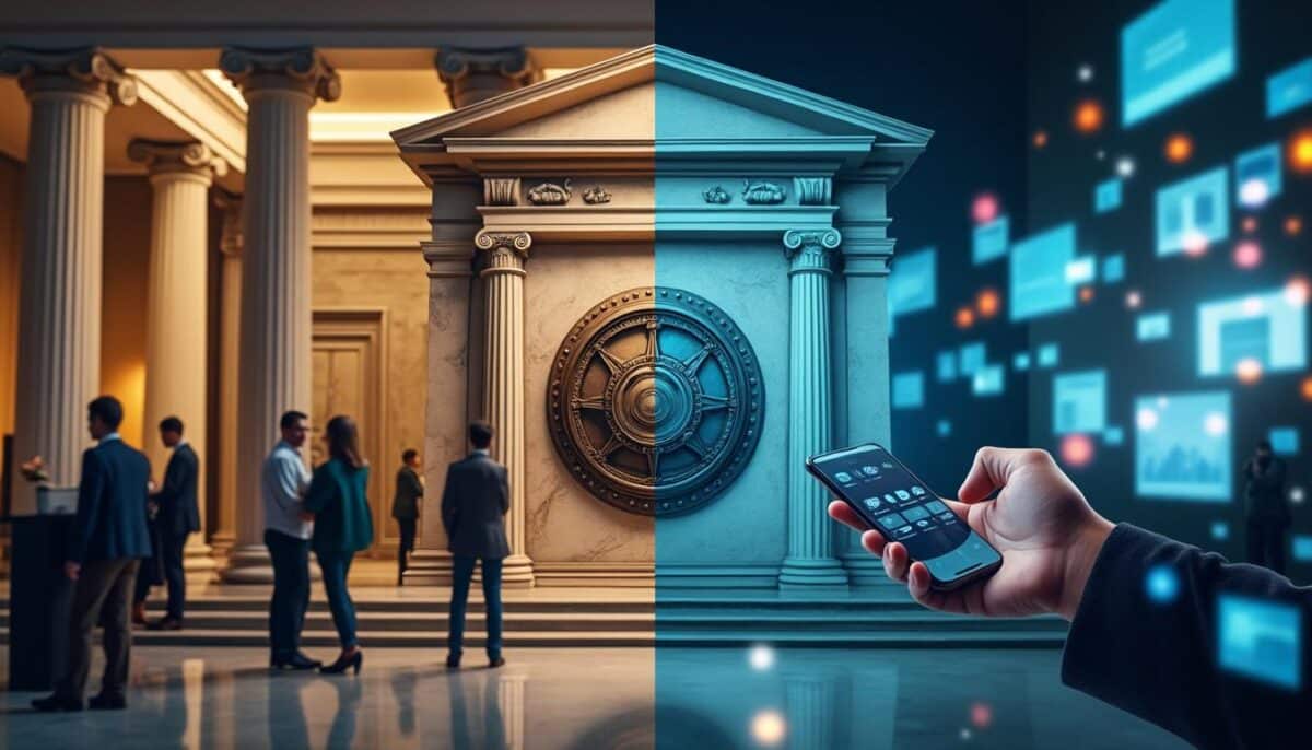 Banque en ligne vs banque traditionnelle