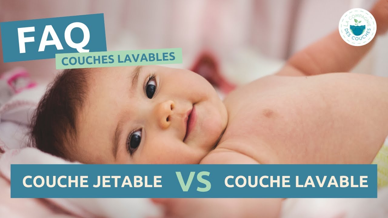 Couches lavables vs couches jetables