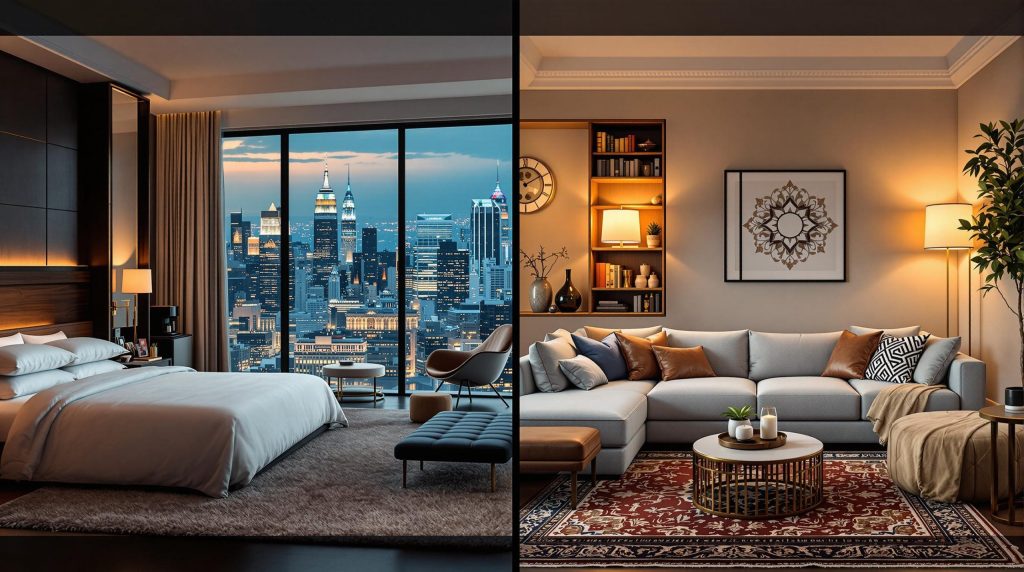 Hôtel ou Airbnb