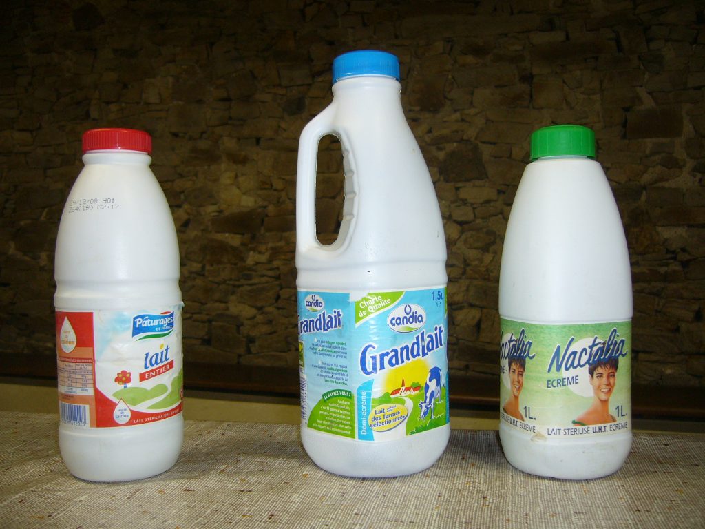 Lait entier vs lait demi-écrémé