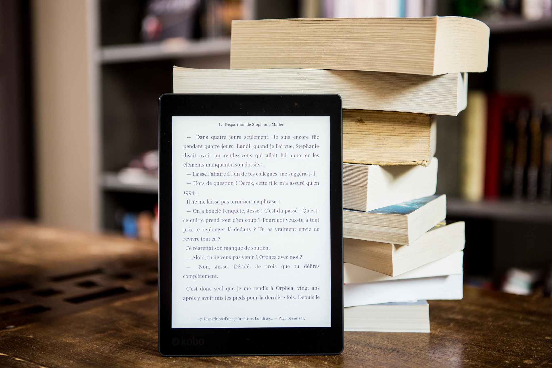 Livre papier vs livre numérique