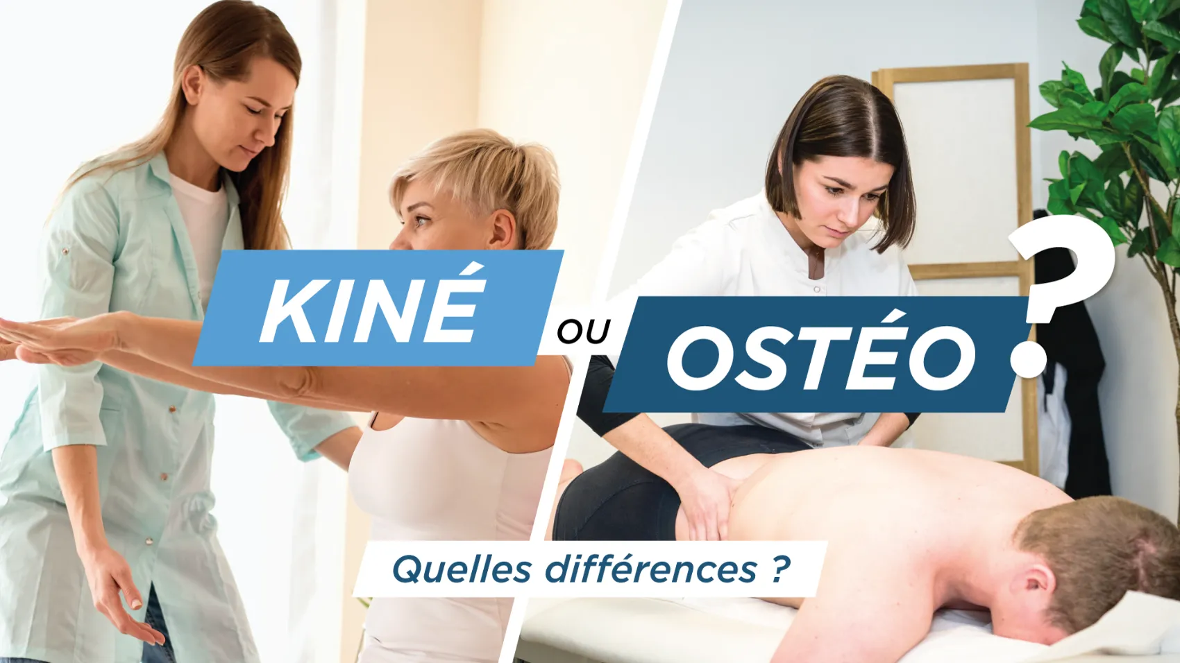 Ostéopathe ou kinésithérapeute