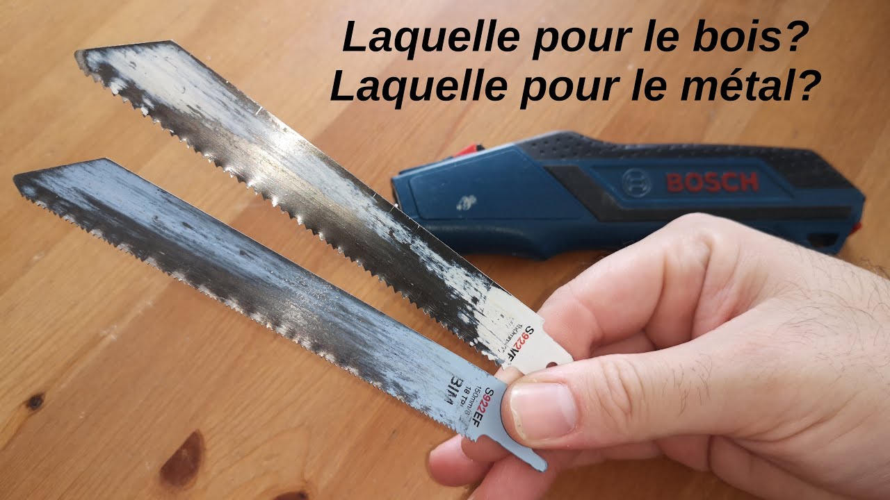 Scie à métaux ou scie à bois