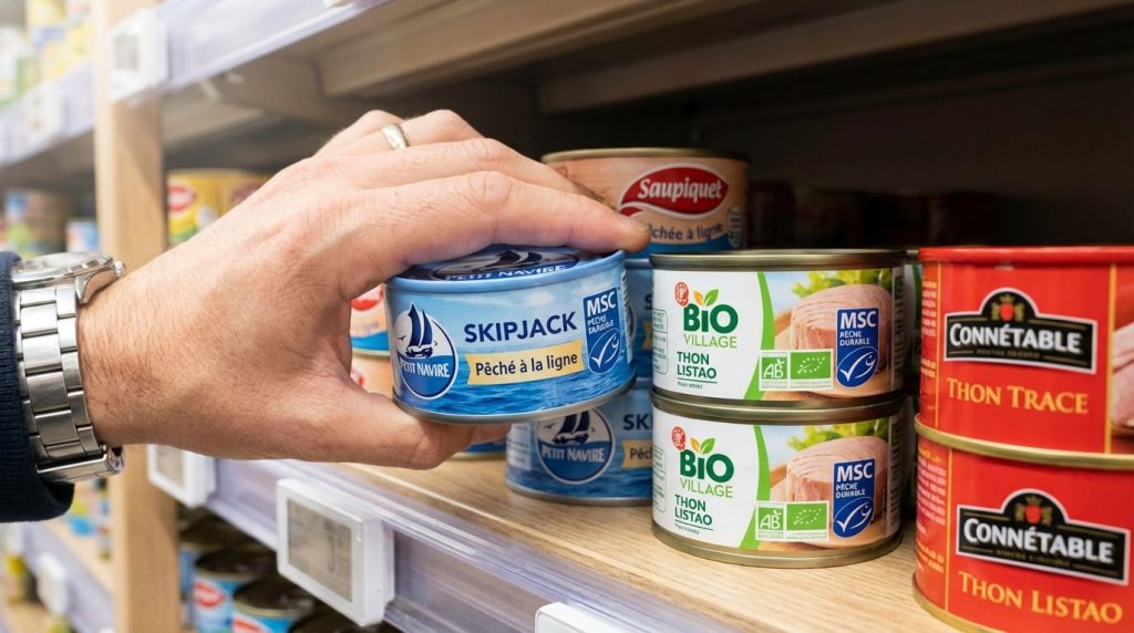 Thon en boîte ou sardines en boîte