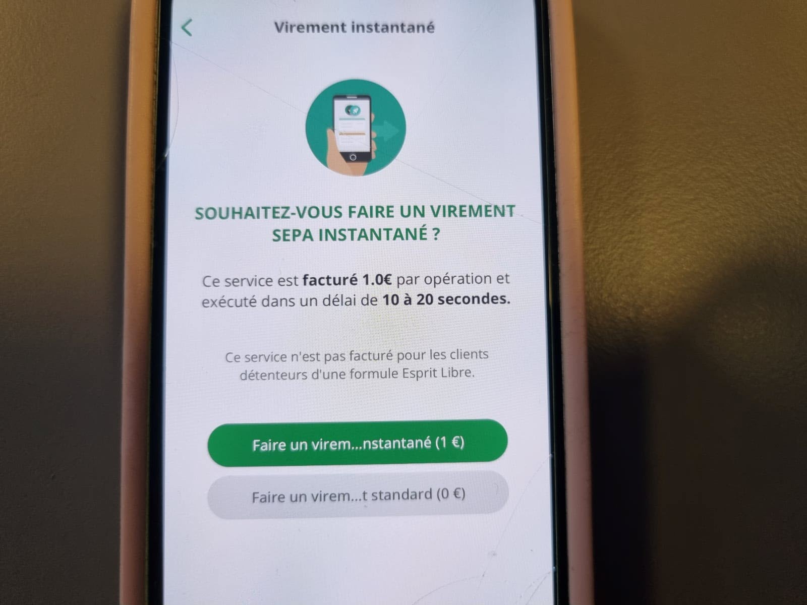Virement instantané ou virement classique