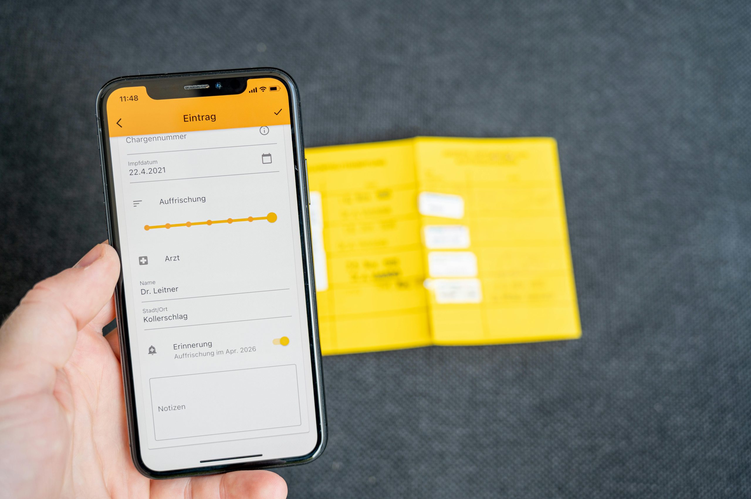 Application santé ou carnet de suivi