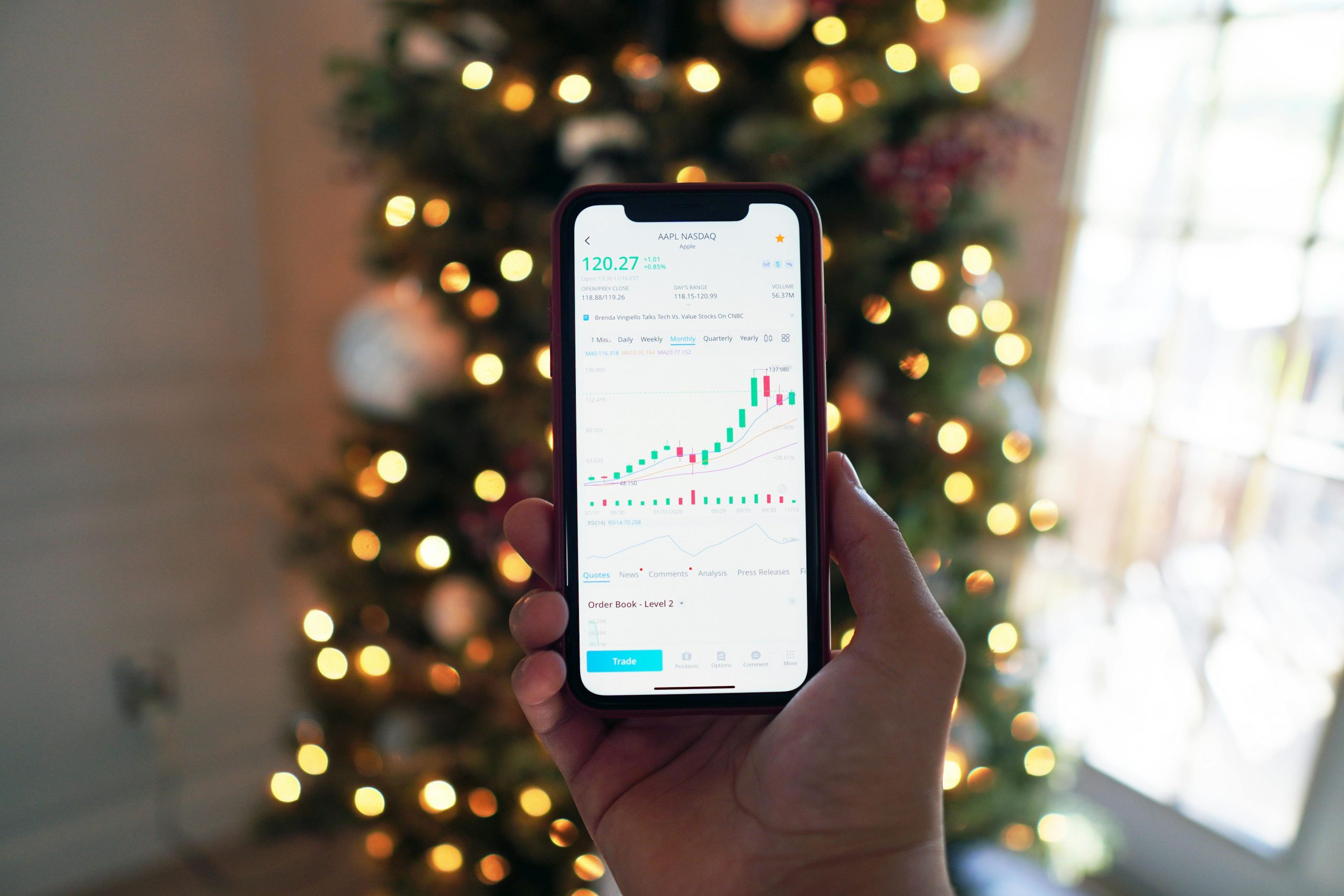 Bourse en ligne ou via application mobile