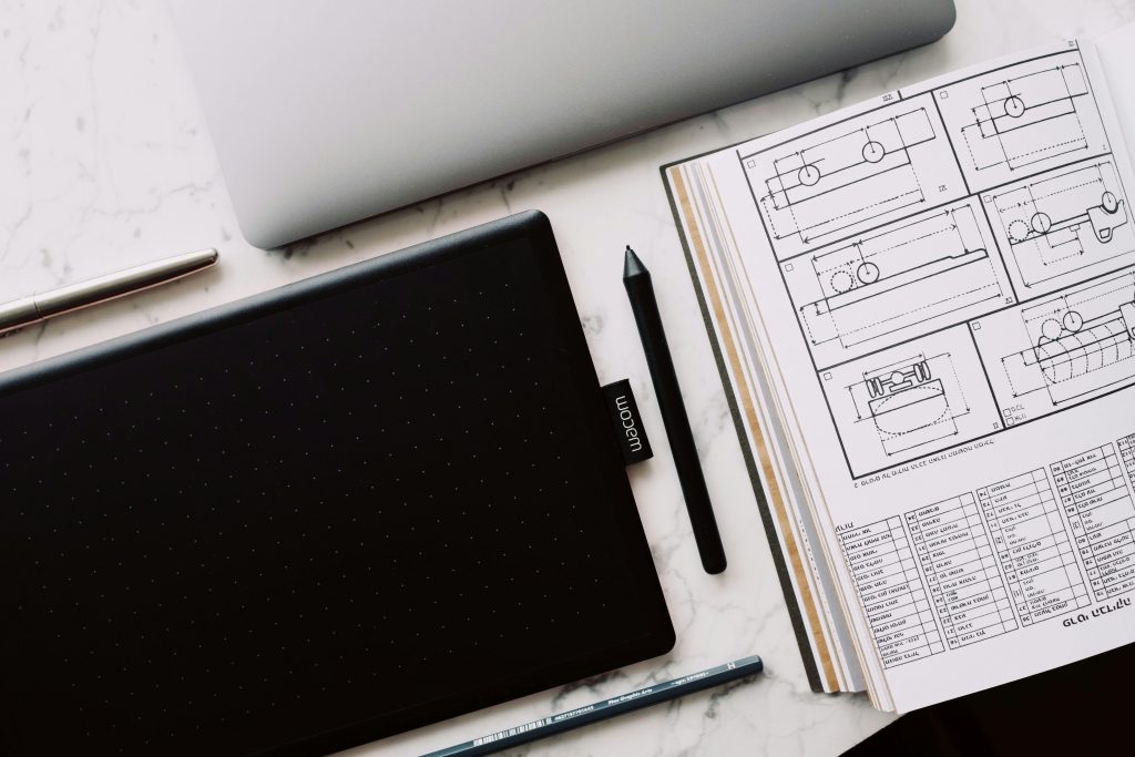 Carnet de croquis ou tablette graphique