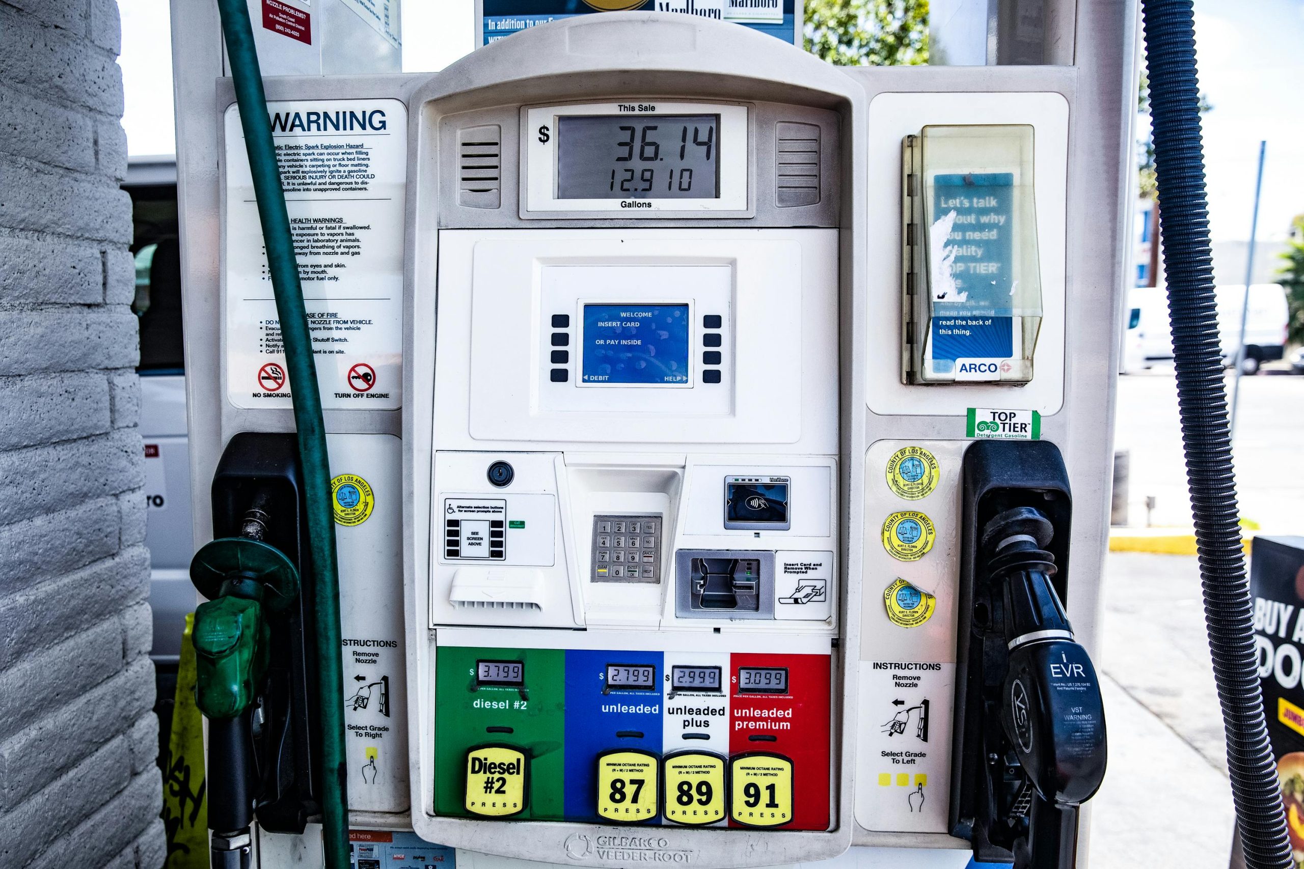 Comparatif essence E85 et diesel