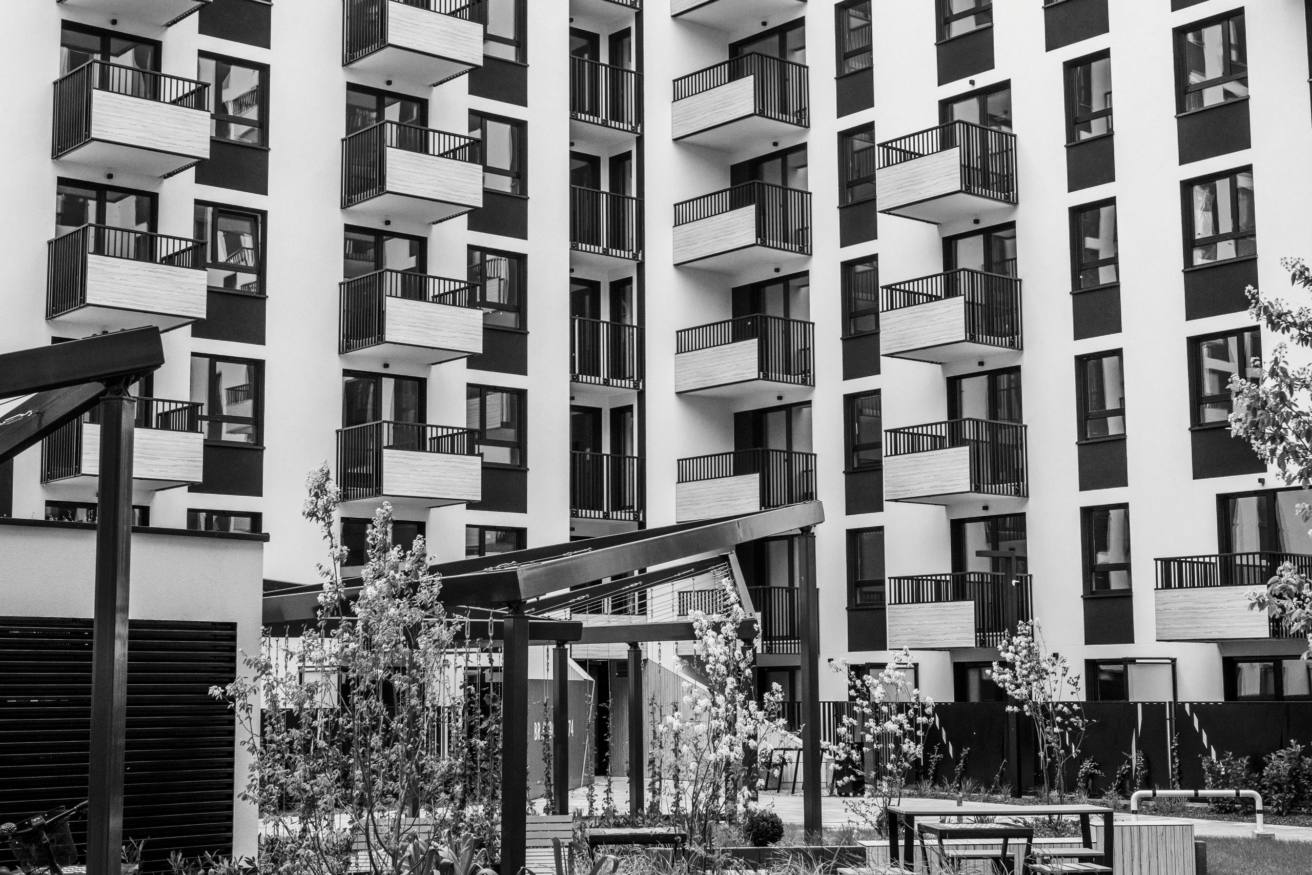 Cour privative ou jardin partagé en copropriété