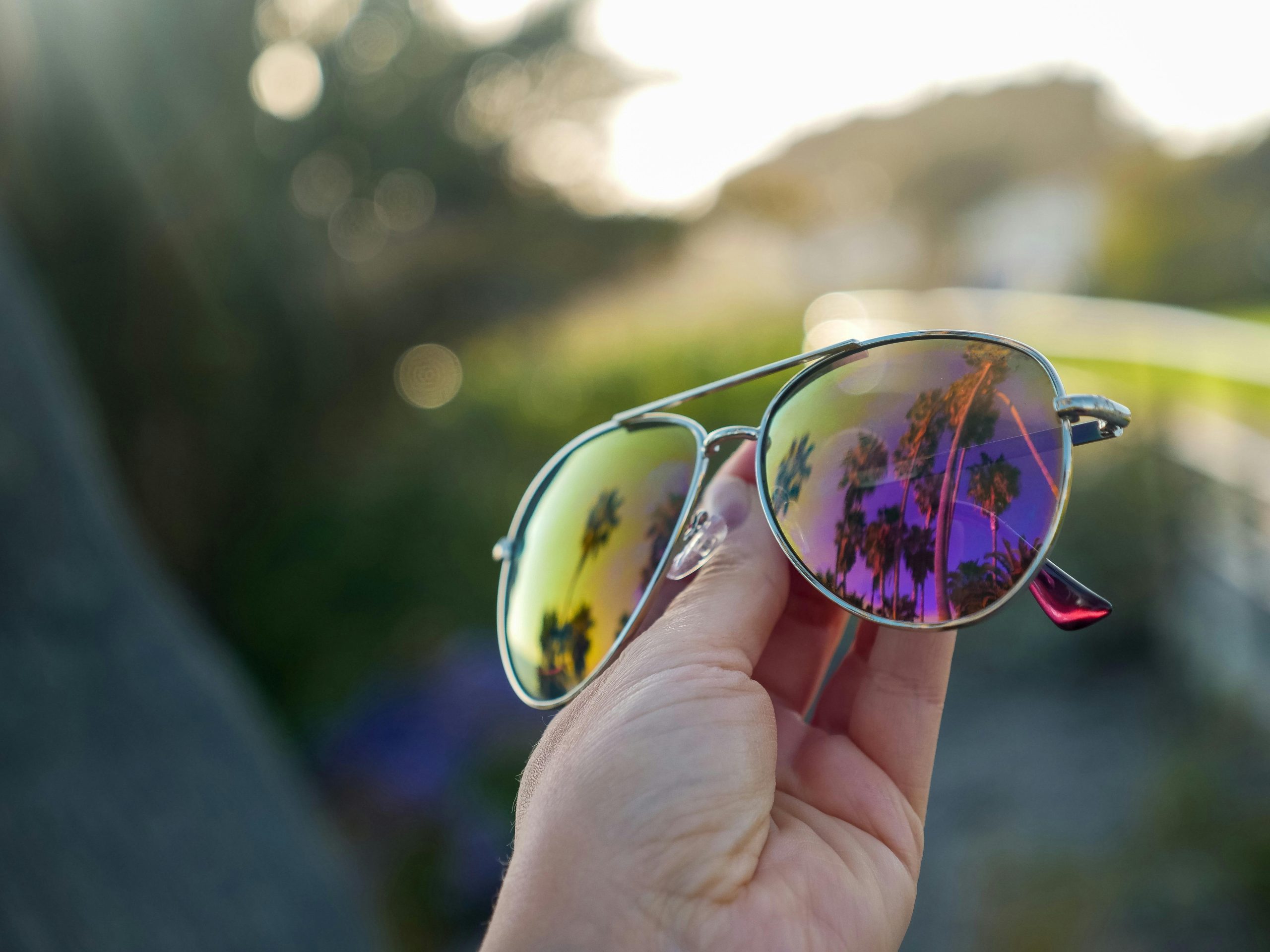 Lunettes de soleil polarisées ou effet miroir