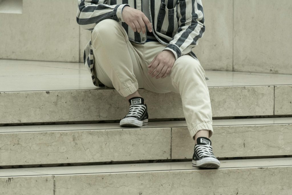 Pantalon chino ou jean