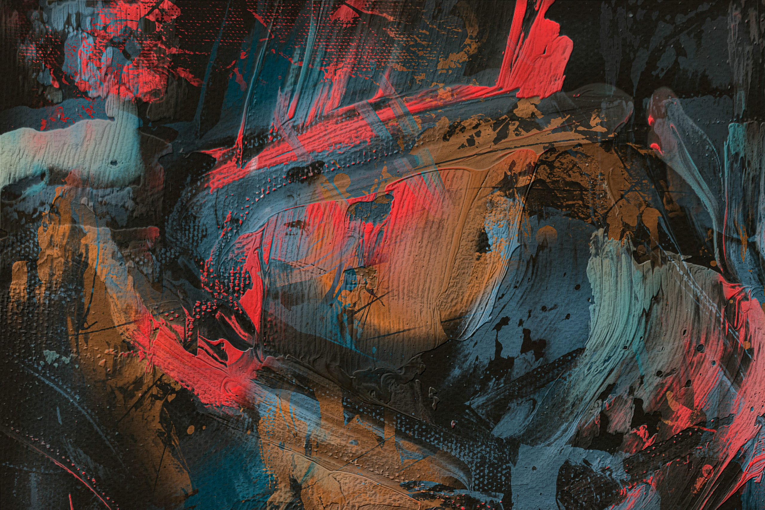 Peinture abstraite contre réaliste