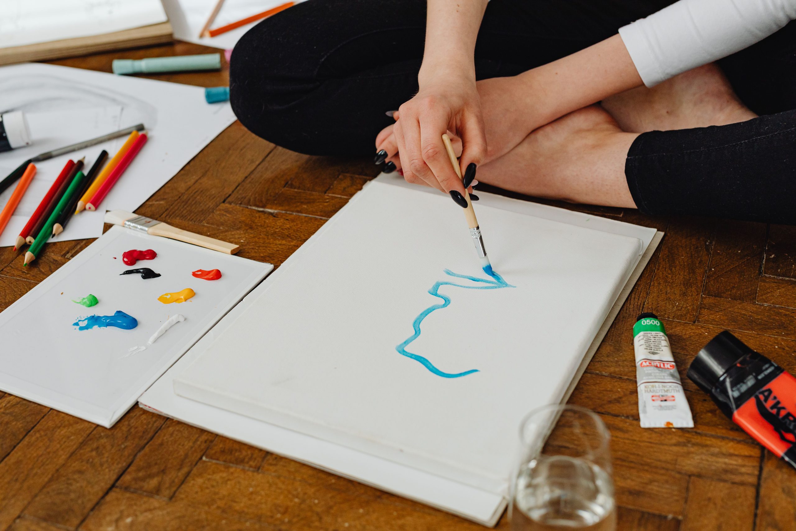 Peinture sur toile vs papier
