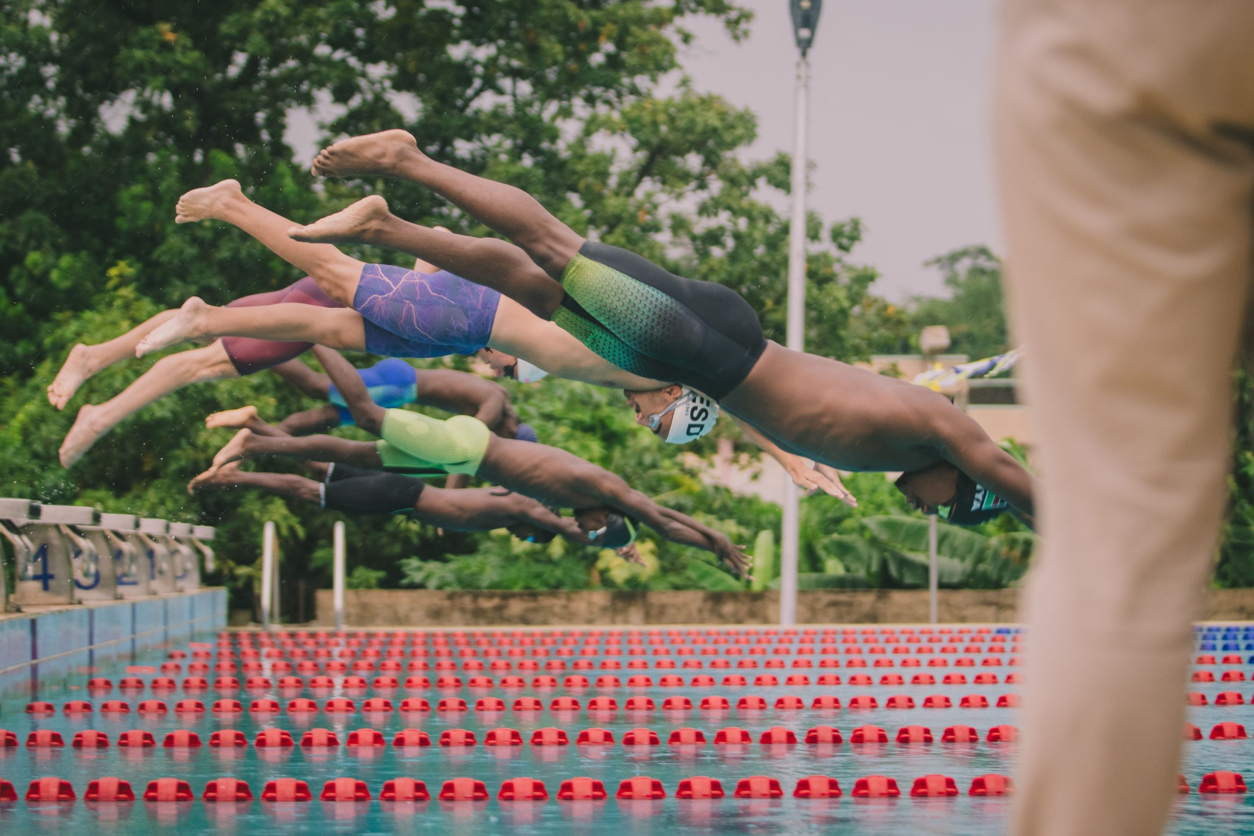 Plongeon ou natation synchronisée