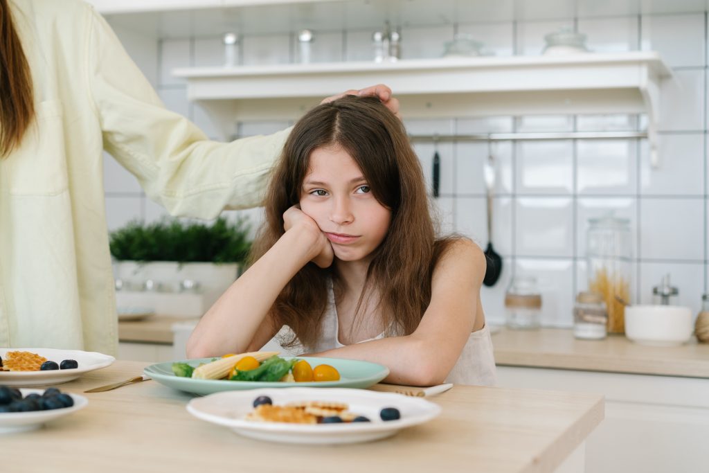 Repas en famille face à repas individuel