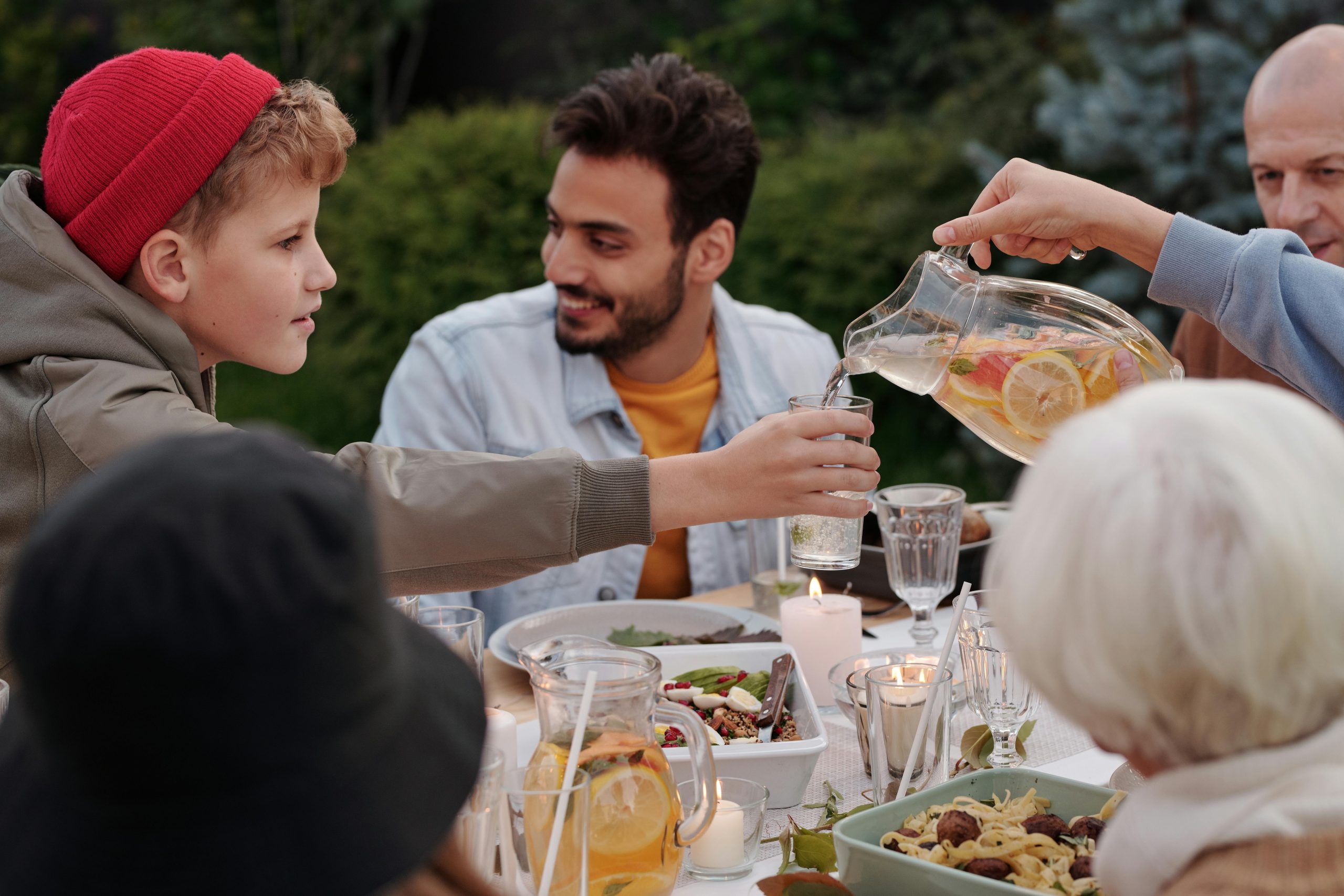 Repas en famille ou chacun à son rythme