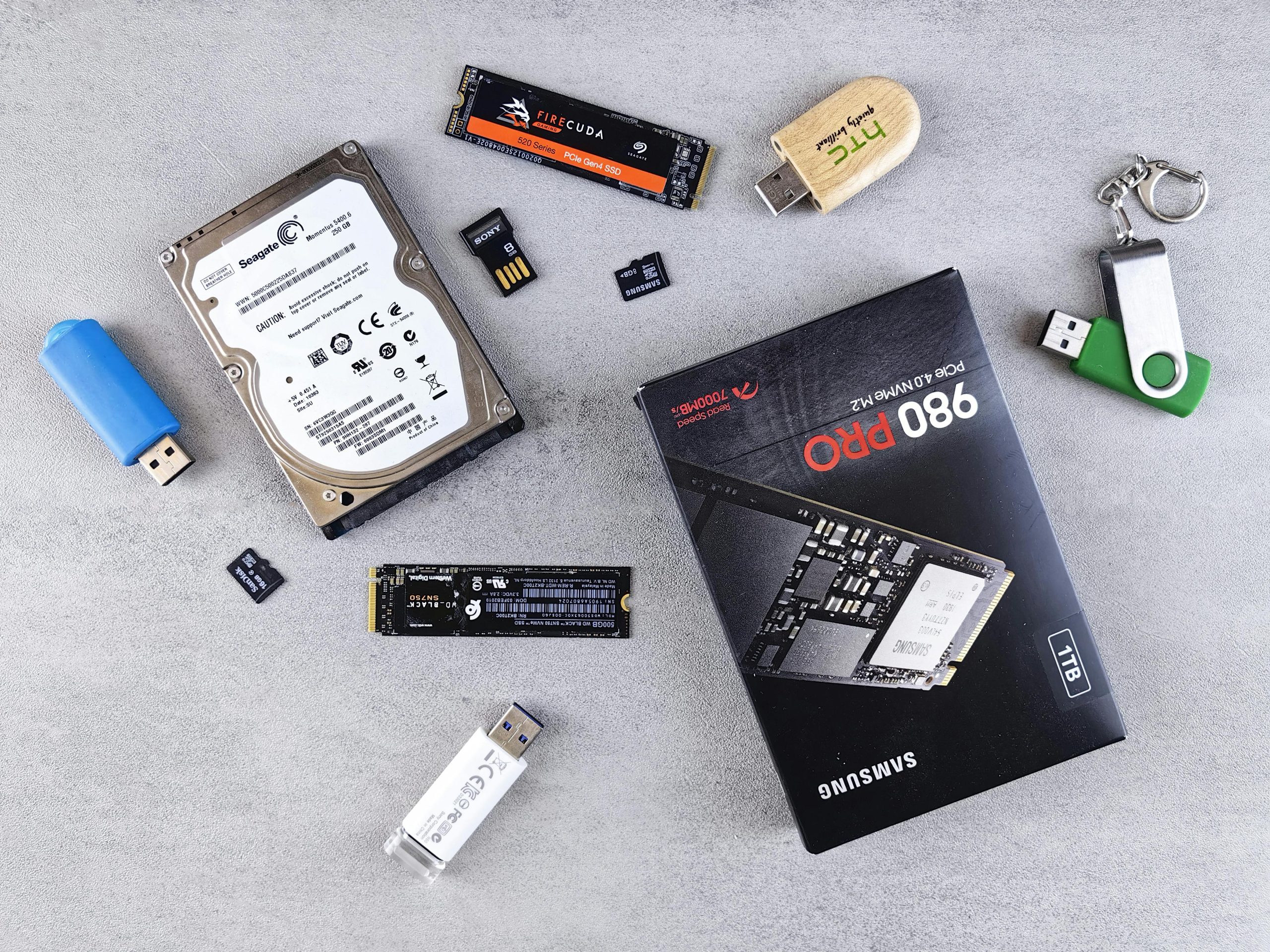 SSD externe ou clé USB